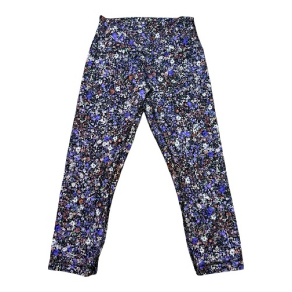 Lululemon - Align High-Rise Crop 21" in Flower Burst Multi - size 8